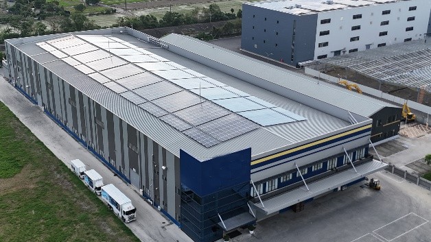 鋁鋅烤漆鋼捲工業應用-倉儲建築